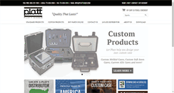 Desktop Screenshot of plattcases.com