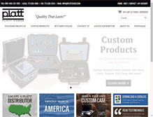 Tablet Screenshot of plattcases.com
